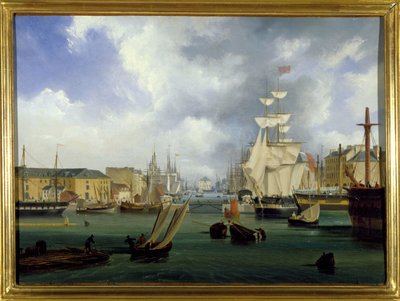 Il porto di Le Havre, il Grande bacino da Ambroise Louis Garneray