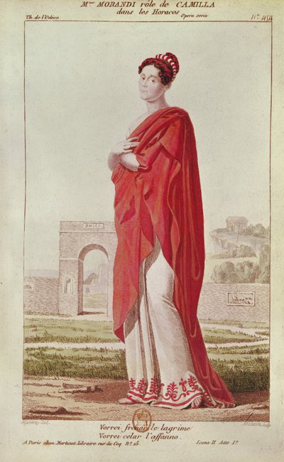 Madame Morandi nel ruolo di Camille, dall