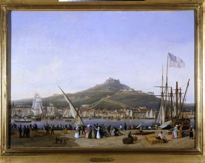 Porto di Marsiglia da Ambroise Louis Garneray