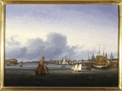 Il Porto di Calais da Ambroise Louis Garneray