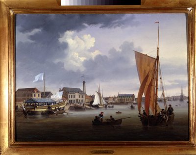 Il porto di Lorient da Ambroise Louis Garneray