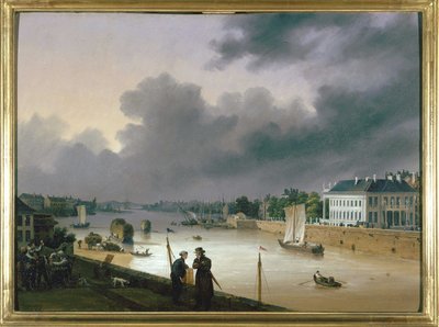 Il porto di Nantes di Louis Garneray, ca. 1820 da Ambroise Louis Garneray