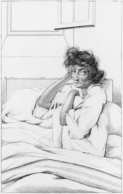 Donna Depressiva, illustrazione da 
