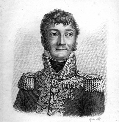 Generale Joseph Barbanegre. 1772-1830. in "Portraits of the French Generals". Inciso da Ambroise Tardieu nel 1818. Collezione Stella da Ambroise Tardieu