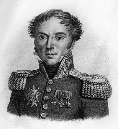 Jacques Laurent Gilly (1769-1829) - in "Portraits dei generali francesi dopo le vittorie e conquiste dei francesi". Inciso da Ambroise Tardieu nel 1818. Collezione Stella. da Ambroise Tardieu