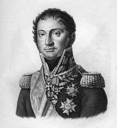 Maresciallo Reille. Honoré Charles, Conte Reille Maresciallo di Francia (1775-1860) - in "Ritratti dei generali francesi a seguito delle vittorie e conquiste dei francesi". Inciso da Ambroise Tardieu nel 1818. Collezione Stella. da Ambroise Tardieu