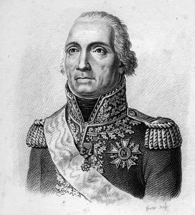 Maresciallo di Moncey. Bon Adrien Jeannot de Moncey, Duca di Conegliano Maresciallo di Francia (1754-1842). in "Portraits of the French generals following the victories and conquests of the French". Inciso da Ambroise Tardieu nel 1818. Collezione Stella da Ambroise Tardieu
