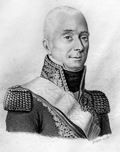 Mathieu Dumas (1753-1837) - in "Portraits of the French generals following the victories and conquests of the French". Inciso da Ambroise Tardieu nel 1818. Collezione Stella. da Ambroise Tardieu