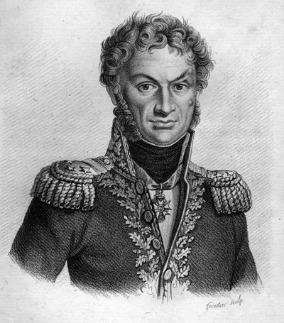 Pierre Cambronne (1770-1842), generale francese. Inciso da Ambroise Tardieu nel 1818. Collezione Stella da Ambroise Tardieu