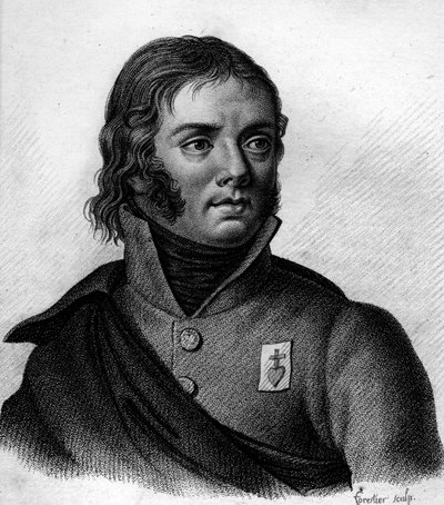 Ritratto di Charles Melchior Arthus, Marchese di Bonchamps (1760-1793) Generale. Da 