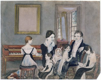 La Famiglia Schuyler, 1824 da Ambrose Andrews