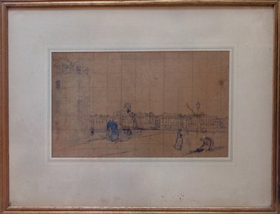 Le Quai de Carenage, Le Pollet, 1928 da Ambrose McEvoy