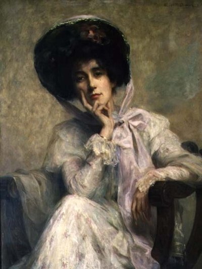 Il cappello edoardiano da Ambrose McEvoy