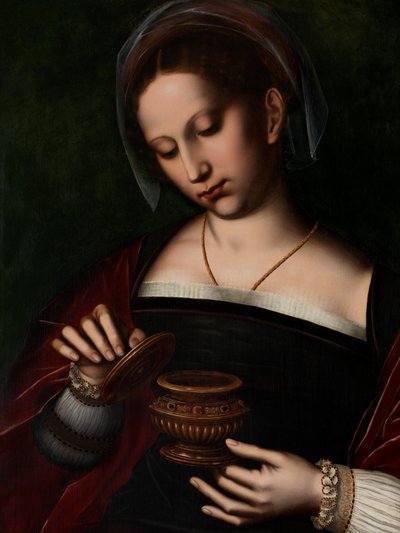 (dettaglio) di Maria Maddalena da Ambrosius Benson