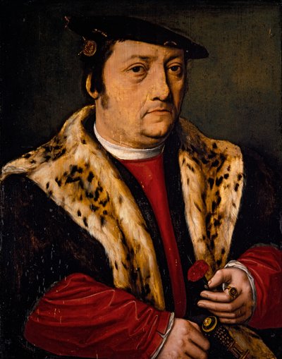 Ritratto di un uomo con un garofano da Ambrosius Benson