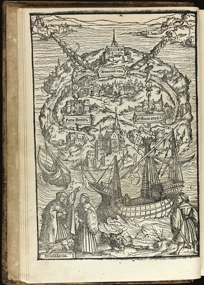 Utopia di Thomas More da Ambrosius Holbein