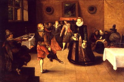 La lezione di danza da Ambrosius II Francken or Franck