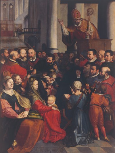 San Eligio predica ad Anversa da Ambrosius the Elder Francken or Franck