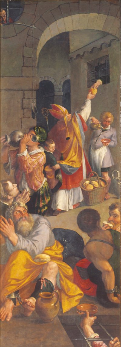 San Eligio visita i prigionieri da Ambrosius the Elder Francken or Franck