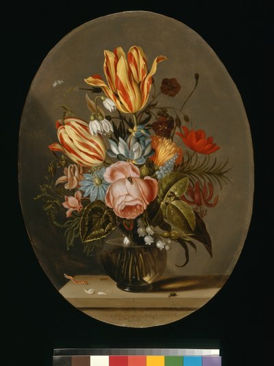 Un vaso di fiori, c.1633 da Ambrosius the Younger Bosschaert