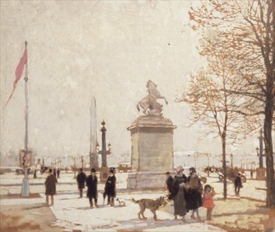 Autunno sugli Champs Elysees da Amédée Julien Marcel Clément