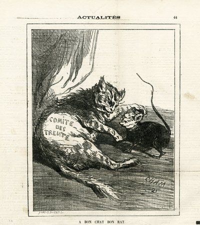 Illustrazione di Cham (1819-1879) in Le Charivari da Amédée de Noé