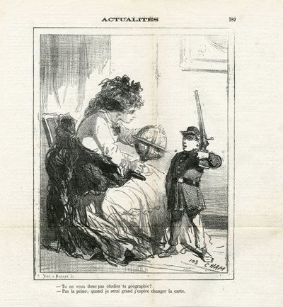 Illustrazione di Cham (1819-1879) in Le Charivari da Amédée de Noé