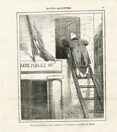 Illustrazione di Cham (1819-1879) in Le Charivari da Amédée de Noé
