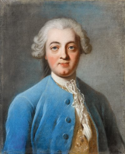 Ritratto di Claude Adrien Helvétius 1715-1771 da Charles Amedee Philippe van Loo