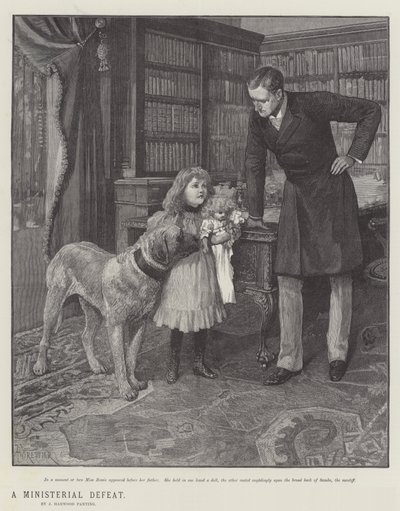 Una sconfitta ministeriale, di J Harwood Panting da Amedee Forestier