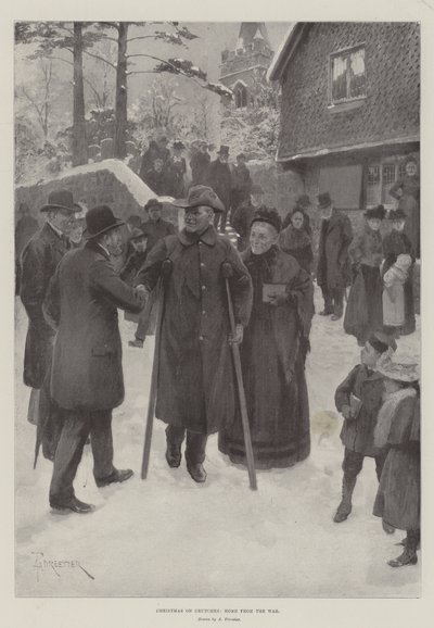 Natale con le Stampelle, Tornato dalla Guerra da Amedee Forestier