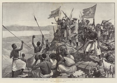 Prima Vista del Lago Alberto Nyanza, 13 Dicembre 1887 da Amedee Forestier