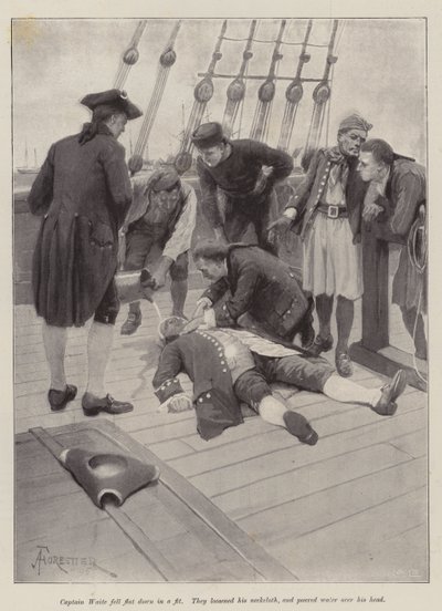 Illustrazione per La fortuna di Susan Bell, di Sir Walter Besant da Amedee Forestier