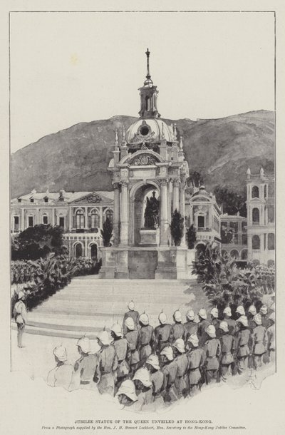 Statua del Giubileo della Regina svelata a Hong Kong da Amedee Forestier