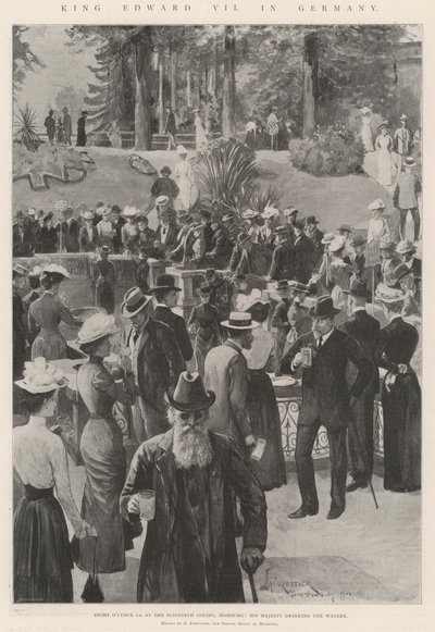 Re Edoardo VII in Germania da Amedee Forestier