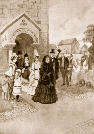 La vita della Regina Vittoria a Osborne: Sua Maestà alla Chiesa di Whippingham, da 