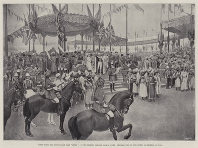 Scena dal gioco spettacolare India al Teatro Empress, Earl