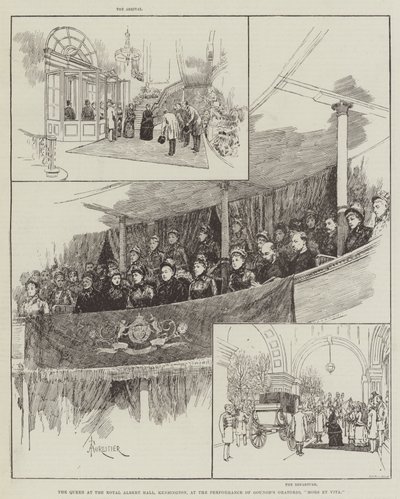 La Regina alla Royal Albert Hall, Kensington, alla rappresentazione dell