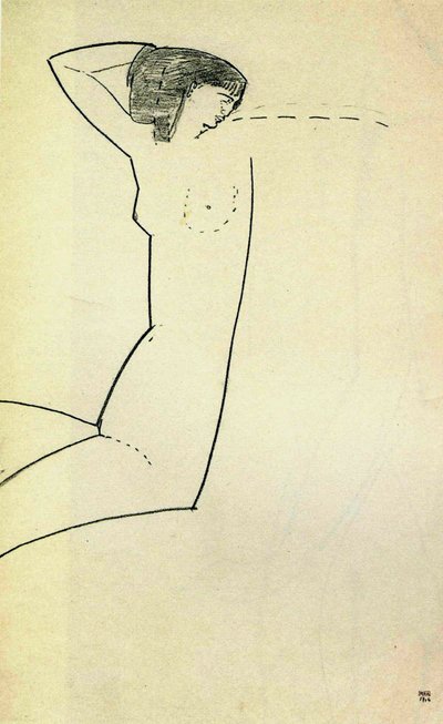 Anna Akhmatova, 1911 da Amedeo Modigliani