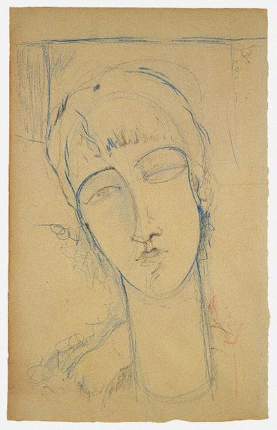 Anna Achmatova Ritratto di Donna Rossa, 1915 da Amedeo Modigliani
