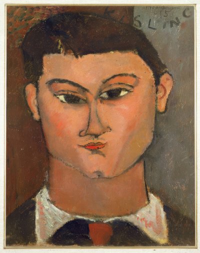 Ritratto del pittore Moïse Kisling da Amedeo Modigliani