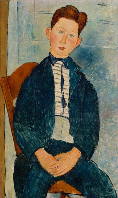 Ragazzo con Maglione a Righe da Amedeo Modigliani