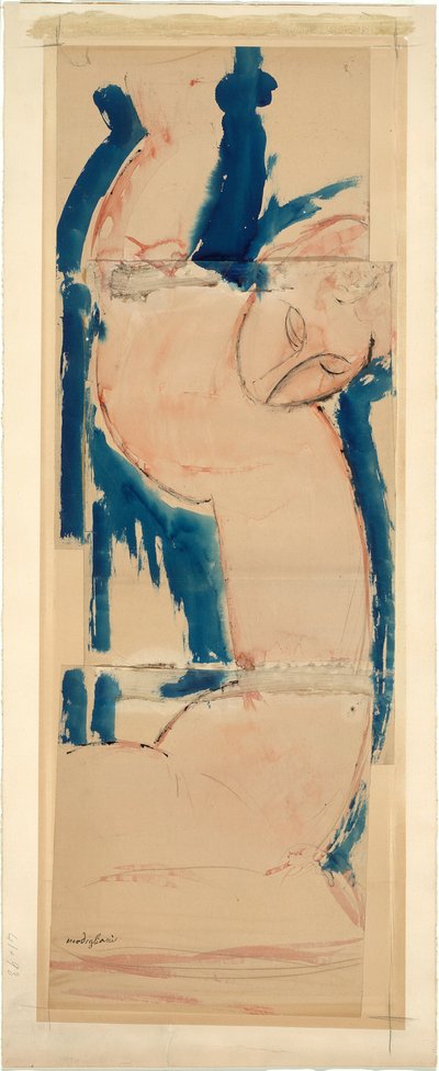 Cariatide: Rosa e Blu da Amedeo Modigliani