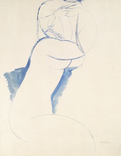 Cariatide, c.1913 da Amedeo Modigliani