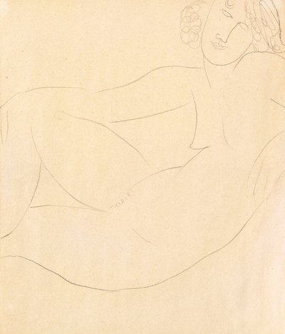 Donna nuda appoggiata, 1918 da Amedeo Modigliani