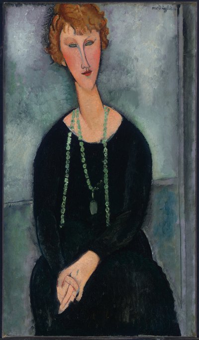 Donna con collana verde (Madame Menier) da Amedeo Modigliani