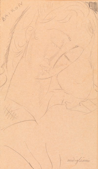 Testa - Bairon da Amedeo Modigliani