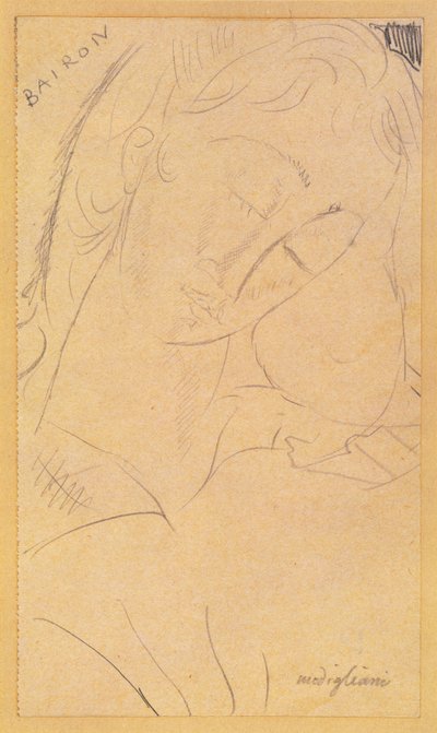 Testa - Bairon da Amedeo Modigliani