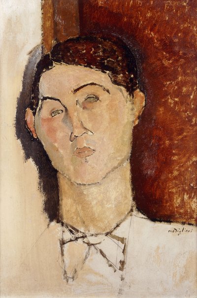 Testa di un giovane uomo, c.1916 da Amedeo Modigliani