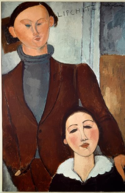 Jacques Lipchitz e sua moglie da Amedeo Modigliani